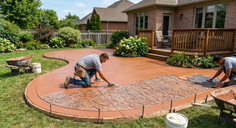 Stamped Concrete Installation Service
