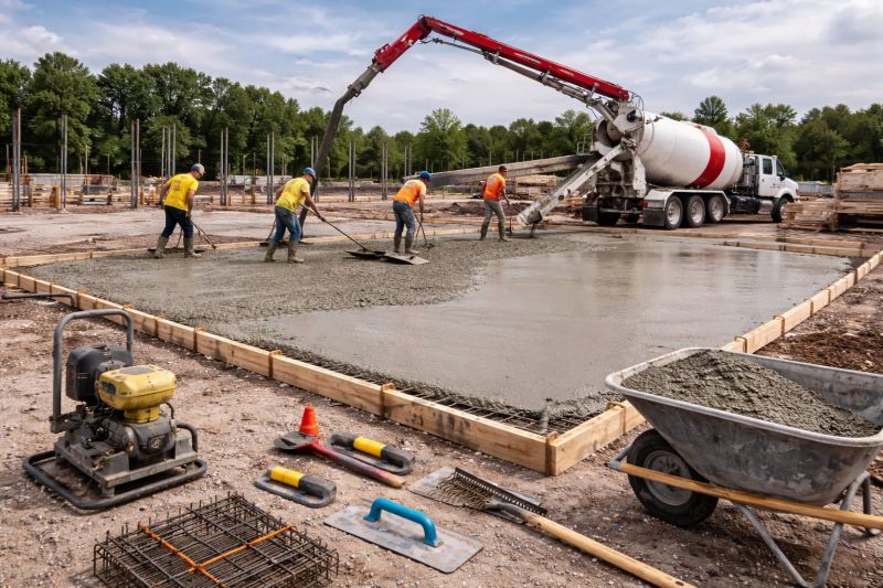 Commercial Slab Installation in Littleton, CO