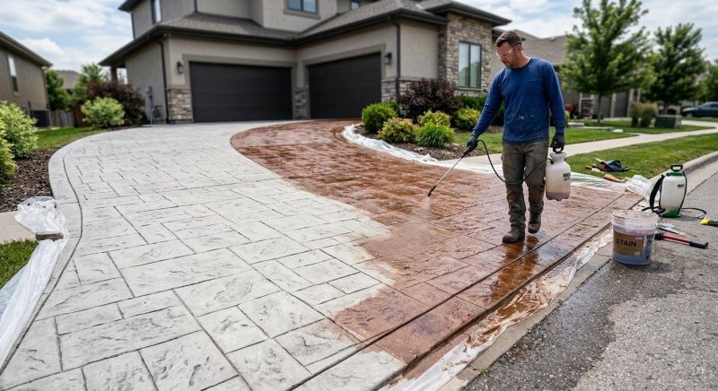 Driveway Refinishing in Dallas, TX