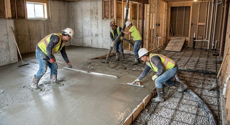 Basement Concrete Installation in Fort Worth, TX