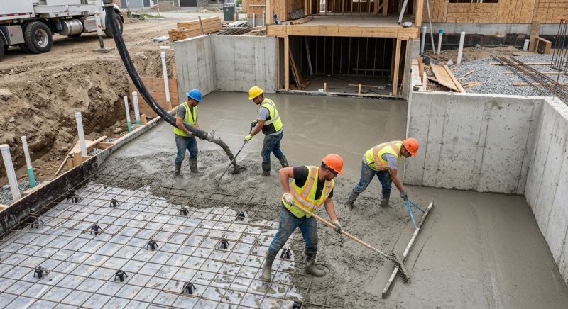 Basement Concrete Installation in Fort Worth, TX