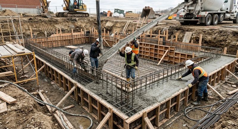 Basement Concrete Installation in Fort Worth, TX