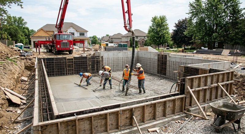 Basement Concrete Pouring in Fort Wayne, IN