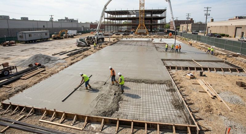 Commercial Slab Construction in Alexandria, VA