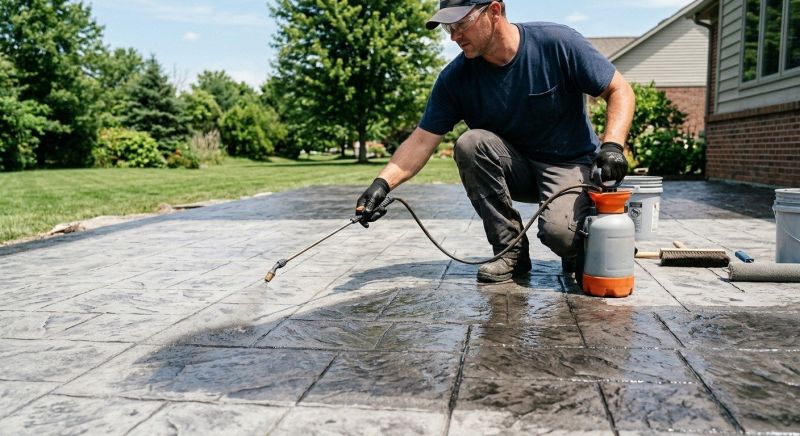 Concrete Floor Staining in Dallas, TX