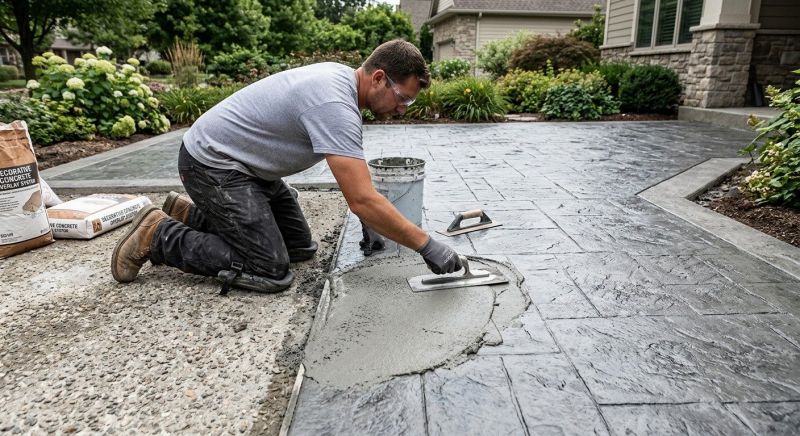 Concrete Overlay Service in Frisco, TX