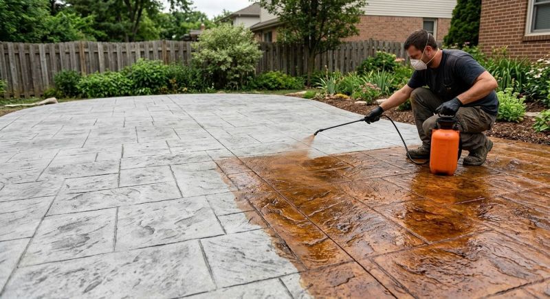 Concrete Patio Finishing in Fort Worth, TX