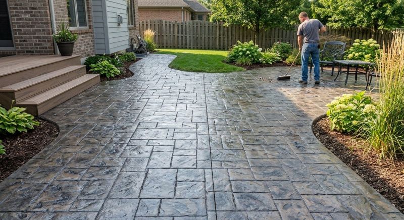 Concrete Patio Finishing in Fort Worth, TX