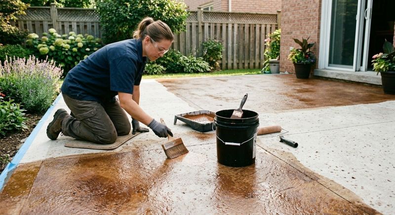 Concrete Staining Service in Corpus Christi, TX