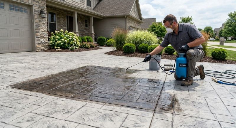 Concrete Staining Service in Frisco, TX