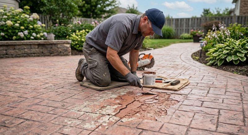 Decorative Concrete Repair in San Antonio, TX