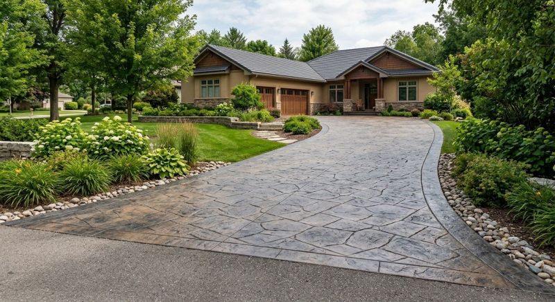 Driveway Concrete Staining in Dallas, TX