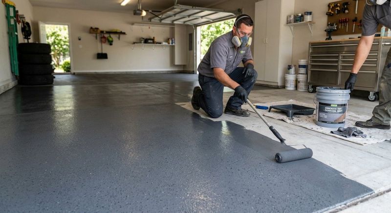 Garage Concrete Finishing in Dallas, TX