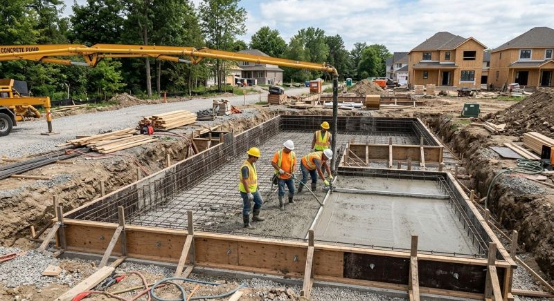 House Foundation Installation in Columbus, OH
