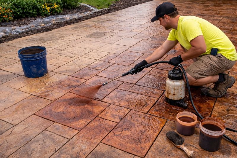 Interior Concrete Staining in Dallas, TX
