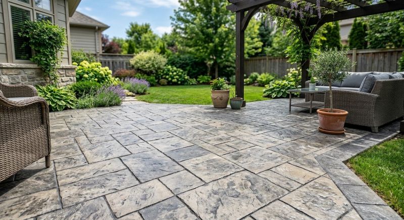Patio Overlay Installation in Dallas, TX