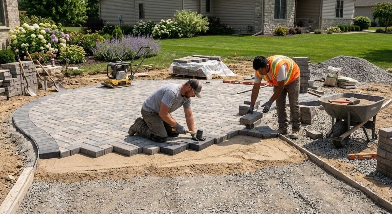 Patio Pavers Installation in Boston, MA