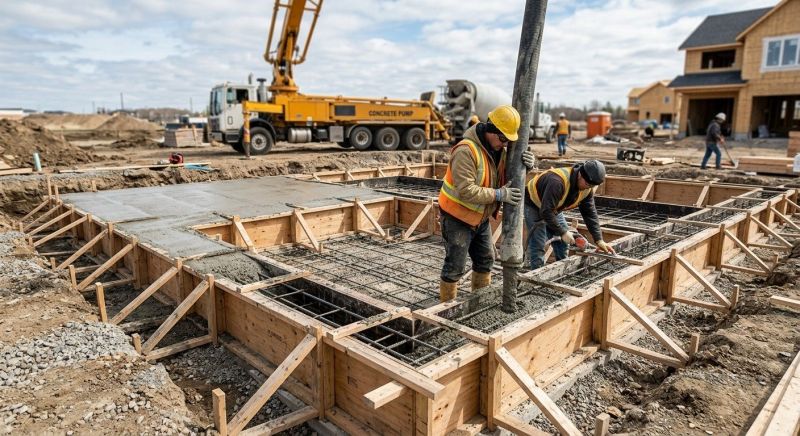Poured Foundation Installation in Fort Worth, TX