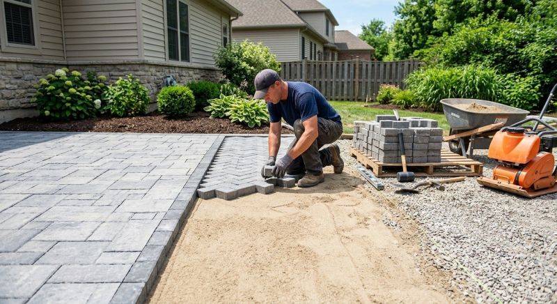 Sidewalk Pavers Installation in Fairfield County, CT