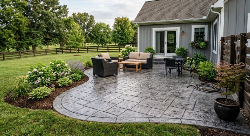 Stamped Cement Installation in Dallas, TX