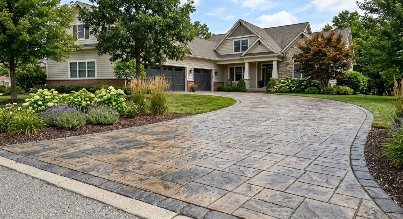 Stamped Cement Installation in Frisco, TX