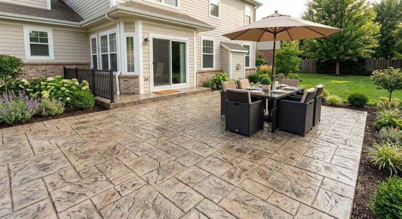 Stamped Concrete Replacement in Frisco, TX