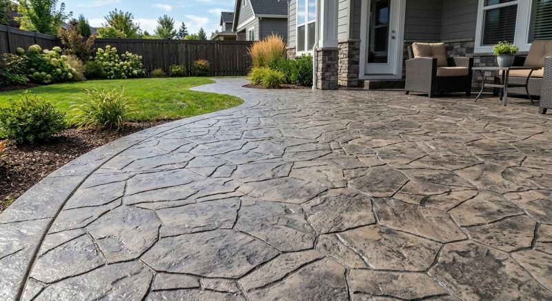 Stamped Overlay Installation in Dallas, TX