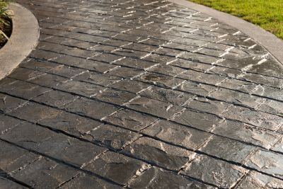 Textured Concrete Installation in Frisco, TX